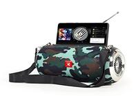 Draagbare Bluetooth speaker Camouflage + FM Radio - thumbnail