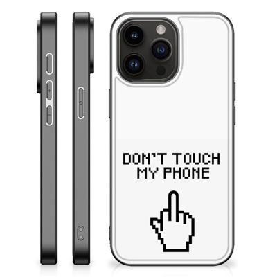 iPhone 15 Pro Max | Telefoon Hoesje | Finger Don&apos;t Touch My Phone