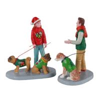Festive friends set of 2 kerstfiguur LEMAX - Lemax - thumbnail