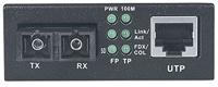 Intellinet 507332 Fast Ethernet Single Mode Media Converter zwart - thumbnail