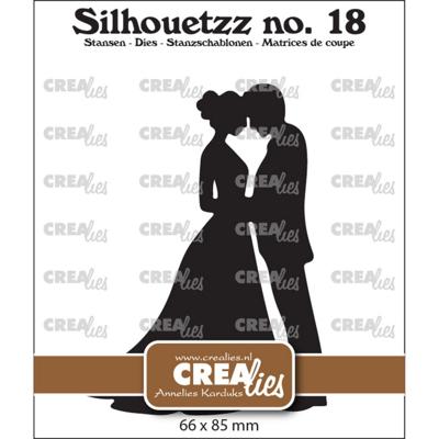 Crealies • silhouetzz snijmallen bruidspaar