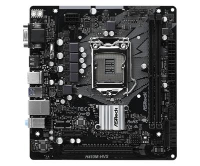 H410M-HVS - Moederbord - Micro ATX - LGA1200 Socket - H410 – Realtek ALC887 - Intel Gigabit LAN – USB 3.2 Gen1 - HDMI, D-Sub