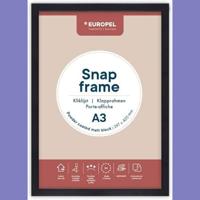 Europel clicklijst, lijst 25mm A3, mat zwart posterframe - thumbnail