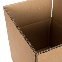 Kartonnen dozen dubbelgolf 400 x 400 x 400 mm bruin | 25 stuks - thumbnail