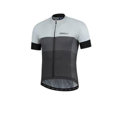 Rogelli fietsshirt Boost zwart/donkergrijs/wit Rogelli fietsshirt Boost zwart/donkergrijs/wit