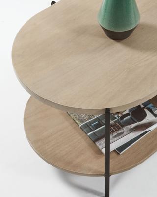 Kave Home Salontafel 'Palmia' Mangohout, 55 x 110cm