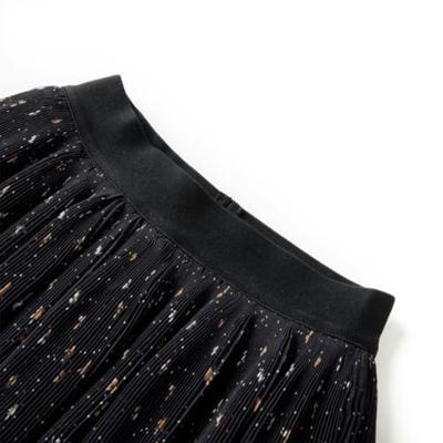 Kinderrokje met gelaagde ruches 128 zwart