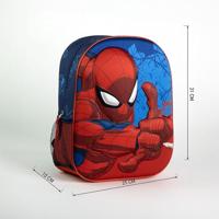 3D-schoolrugzak Spider-Man Blauw 25,0 x 31,0 x 10,0 cm - thumbnail
