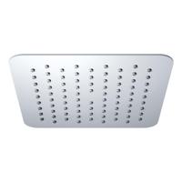 UFO Luxe hoofddouche vierkant 20 cm Ultra plat RVS 304 - thumbnail