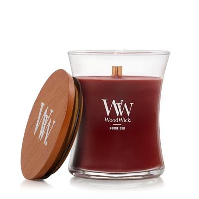 Woodwick Rouge Oud Medium Candle
