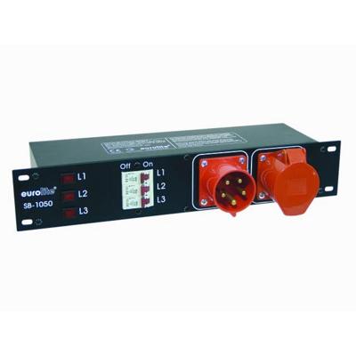 Eurolite SB-1050 CEE 32A krachtstroomverdeler Eurolite SB-1050 CEE 32A krachtstroomverdeler