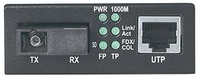 Intellinet 545068 Netwerk mediaconverter SC Duplex 1 GBit/s