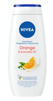 Nivea shower gel care & orange 250ml - thumbnail