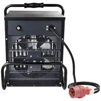 TOOLCRAFT TO-8578338 Bouwkachel 9000 W Zwart/geel - thumbnail