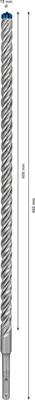 Bosch Accessories EXPERT SDS plus-7X 2608900129 Wolfraamcarbide Hamerboor 1 stuks 15 mm Gezamenlijke lengte 465 mm SDS-Plus 1 stuk(s)