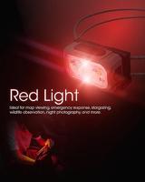 NiteCore NU21gelb Hoofdlamp LED werkt op een accu 360 lm - thumbnail