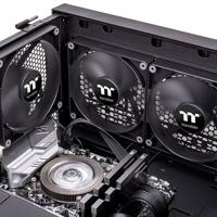 Thermaltake CL-F147-PL12BL-A PC-ventilator Zwart (b x h x d) 120 x 120 x 25 mm - thumbnail