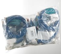 Digitus DK-1644-050-B-10 RJ45 Netwerkkabel, patchkabel CAT 6 S/FTP 5.00 m Blauw Folie afscherming, Afscherming totaal, Afgeschermd, Halogeenvrij, Simplex, - thumbnail