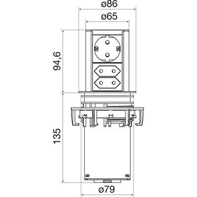 Bachmann 928.0024 Stekkerdoos