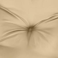 Tuinbankkussens 2 st 100x50x7 cm stof gemleerd beige - thumbnail