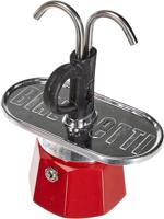 Bialetti Mini Express koffiezetapparaat rood 2tz + 2 kopjes - thumbnail