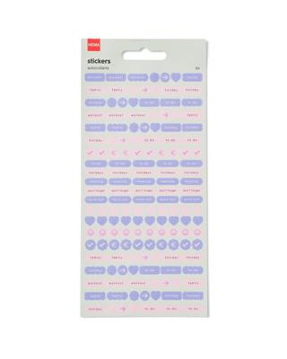 HEMA Stickervellen voor planner - 6 stuks