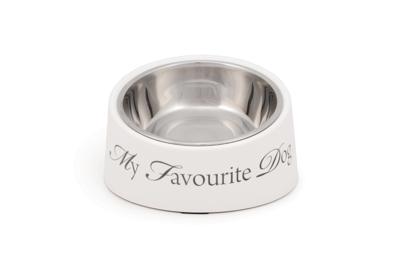 Designed By Lotte - Hondenvoerbak - Wit - Diam. 18 Cm