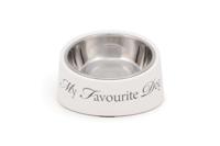 Designed By Lotte - Hondenvoerbak - Wit - Diam. 18 Cm - thumbnail