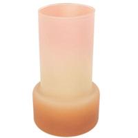 Vaas Shae mat bruin/zalmroze 17 cm | 24 stuks - thumbnail