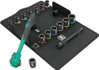 Wera 8100 SB 12 Zyklop Comfort ratelset, omschakelpal, 3/8" aandrijving, metrisch, 16-delig - 05005530001 - thumbnail
