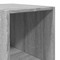 Hoge kast 30x41x185 cm bewerkt hout grijs sonoma eikenkleurig - thumbnail