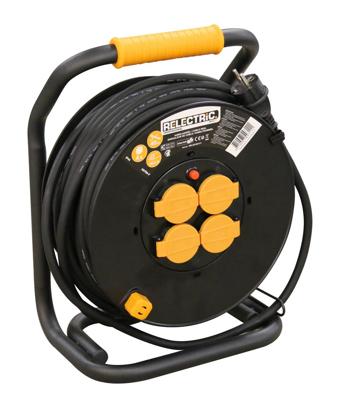 Relectric PRO kabelhaspel 40 mtr IP 44 3x2,5mm - RELEC493111 RELEC493111
