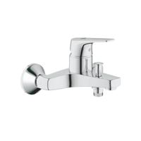 GROHE Bau Flow badkraan met koppelingen met omstel chroom 23756000 - thumbnail