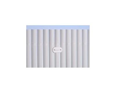 NATURE Set van 26 mesh sluitingen - Plastic gaasjes en kanalen - Wit - (Tie + 14 cm geplastificeerd draad)