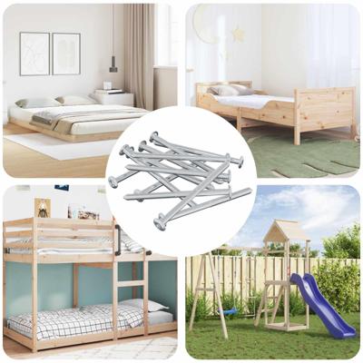 VidaXL Bout 12 pcs zilver m6 x 85 mm staal