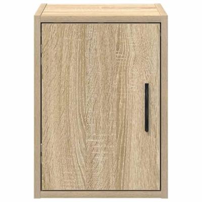 Garagewandkasten 2 st Spaanplaat Sonoma eikenkleurig