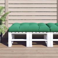 VidaXL Palletkussen 120x80x12 cm stof groen - thumbnail