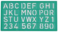 Linex lettersjabloon 20 mm - thumbnail