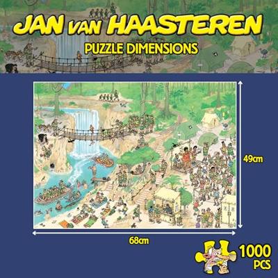 Jan van Haasteren - De Jungletocht Puzzel 1000 Stukjes - thumbnail