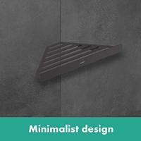 Hansgrohe Addstoris zeepkorf hoek mat zwart 41741670 - thumbnail
