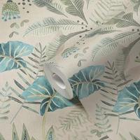 Livingwalls Famous Garden - Beige - Planten - 393484 - thumbnail