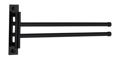 Best Design Handdoekhouder Nero Estana 2-Armig Mat Zwart