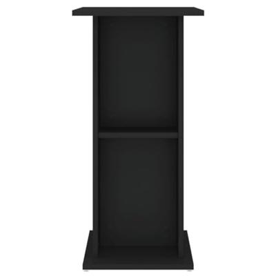 Aquariumstandaard 60,5x36x72,5 cm bewerkt hout zwart - thumbnail
