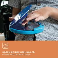 Lenco Draagbare CD-speler met oplaadfunctie Blauw - CD-011BU - thumbnail