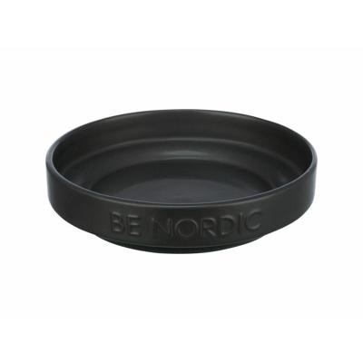TRIXIE BE NORDIC VOERBAK KAT KERAMIEK / RUBBER ZWART 16 CM TRIXIE BE NORDIC VOERBAK KAT KERAMIEK / RUBBER ZWART 16 CM