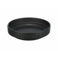 TRIXIE BE NORDIC VOERBAK KAT KERAMIEK / RUBBER ZWART 16 CM - thumbnail