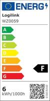 LogiLink WZ0059 Loeplamp voor het bureau, 3 & 12 dioptrie Vergrotingsfactor=4 x 100 mm Energielabel 2021 F (A - G) - thumbnail