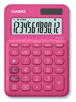 Rekenmachine casio ms-20uc rood Rekenmachine casio ms-20uc rood