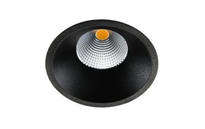 SG LED inbouwspot Soft Slim zwart 9W 750 lumen 2700K warmwit dimbaar keuze 6, 7, 8 of 9W