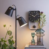 Karlsson Charm Tafel/Wandklok Zwart - thumbnail